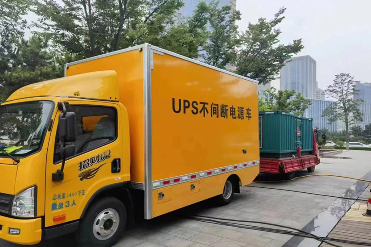 临夏市发电机租赁施工现场